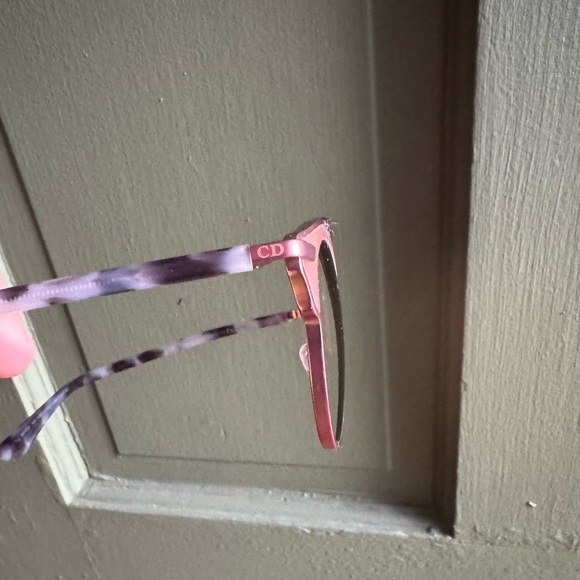 Christian Dior mirrored pink tortoise shell frame sunglasses - Picture 10 of 10